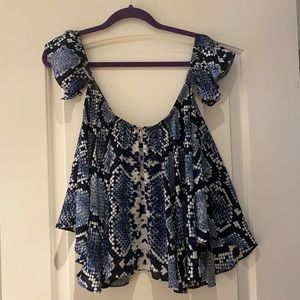 Aqua off shoulder top